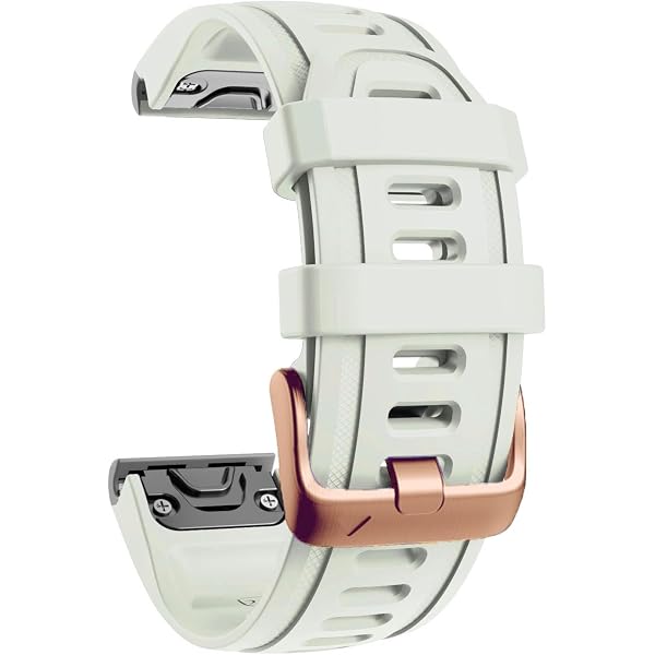 Garmin QuickFit 20 mm Watch Band - Cream Heathered Nylon with Soft